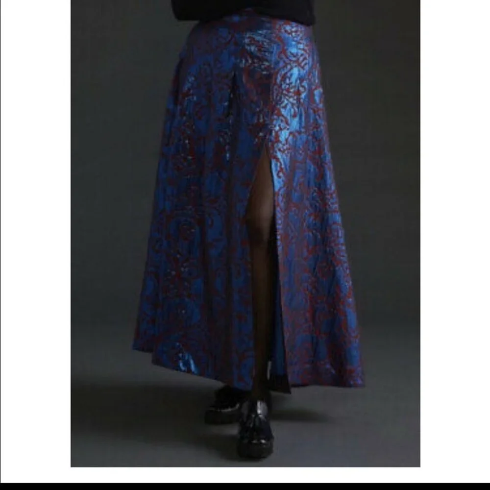 Anthropologie Maeve Shimmer Maxi Skirt - Picture 4 of 7
